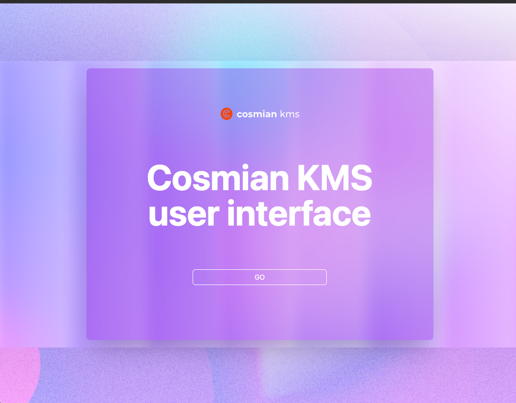 Eviden KMS UI